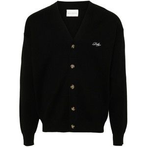 Drôle De Monsieur Cardigan Black Sweater With Deep V-Neck - NWT